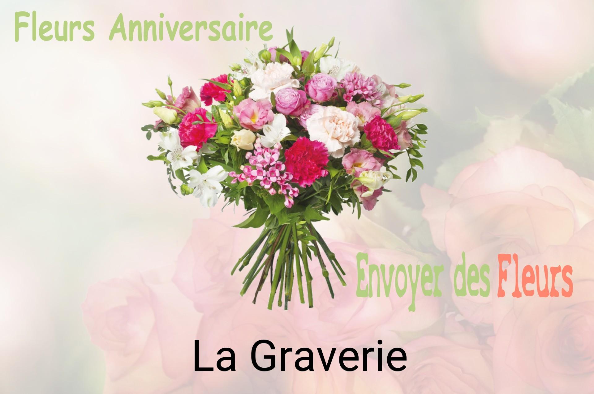 Bouquet de fleurs d’anniversaire livré à La Graverie